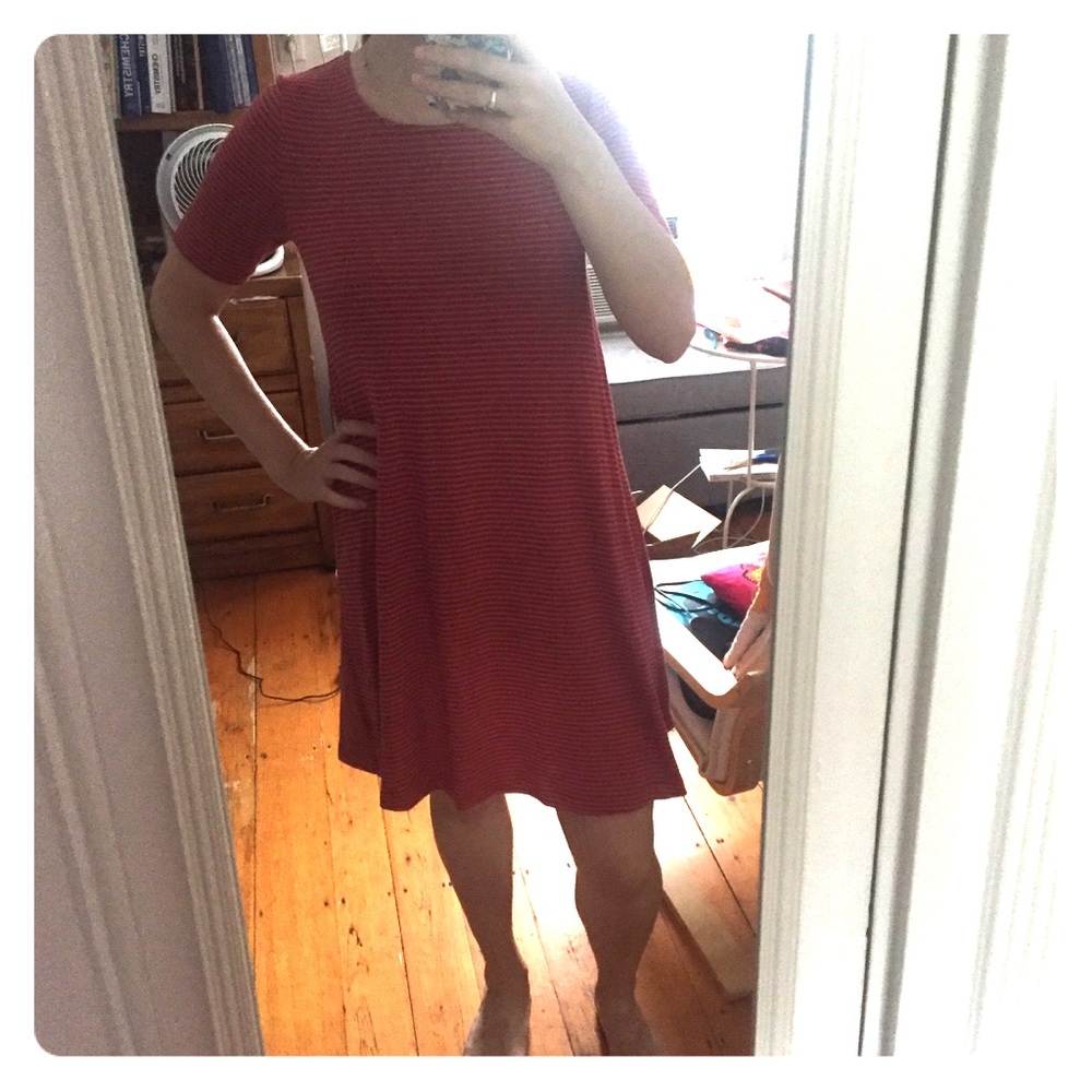 Gap short sleeve swing dress size M